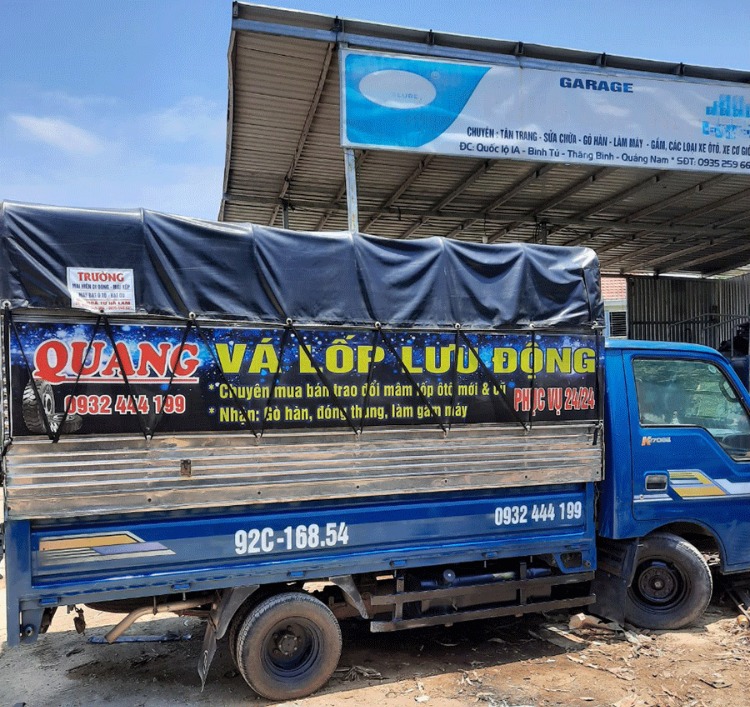 Vá lốp lưu động cao tốc Quảng Nam – Đà Nẵng