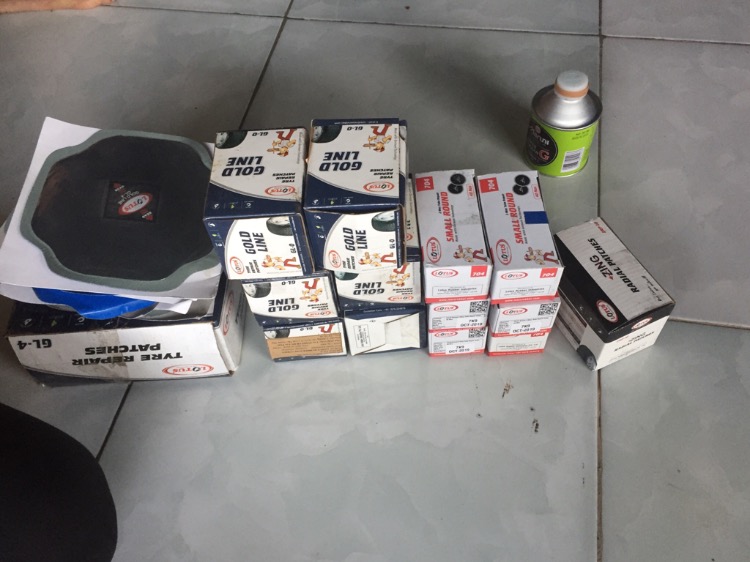 Bán thiết bị ngành vá vỏ, keo vá Ấn Độ