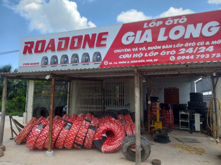 Vá vỏ lưu động Gia Long Bình Thuận 24/24